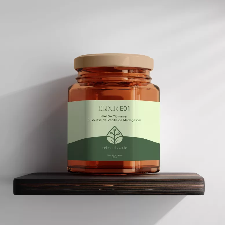 ÉLIXIR E01 - Miel De Citronnier & Gousse de Vanille de Madagascar