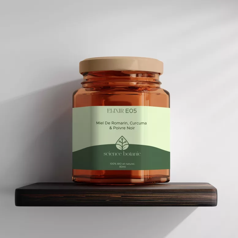 ÉLIXIR E05 - Miel De Romarin, Curcuma & Poivre Noir